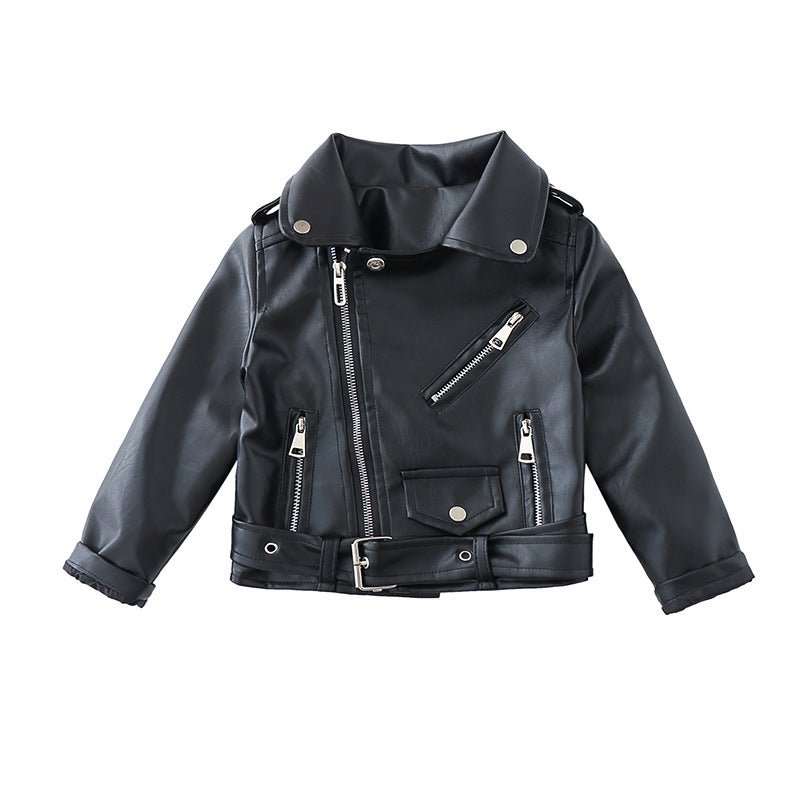 Winter Kids' Western Style Leather Jacket Autumn And Winter Kids' Western Style Leather Jacket J&E Discount Store 