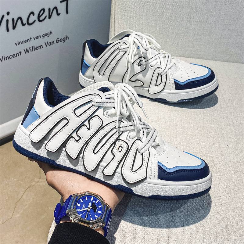 Men Men And Women Low-top Letter Niche Board Shoes J&E Discount Store 