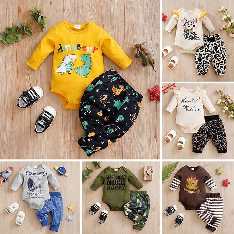 Baby And Infant Onesie and pants Print sets - Various Designs - J&E Discount Store