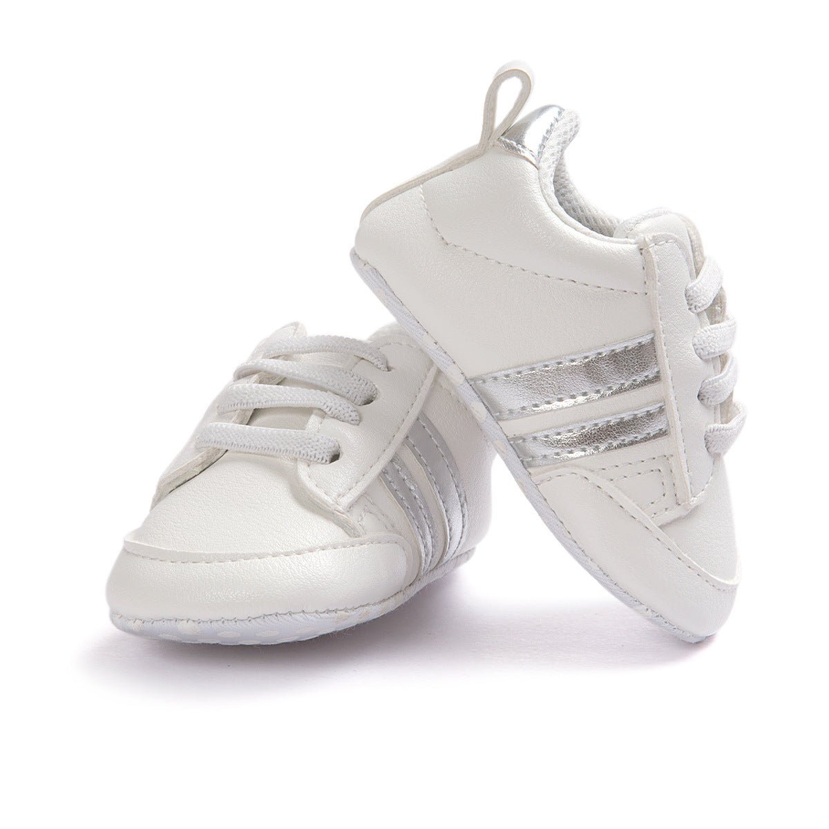Baby Boy Girl Leather Non-slip Soft Newborn Sneakers - J&E Discount Store