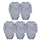 Baby Onesies, Pure Cotton Long-sleeved Solid Color Baby Romper - J&E Discount Store