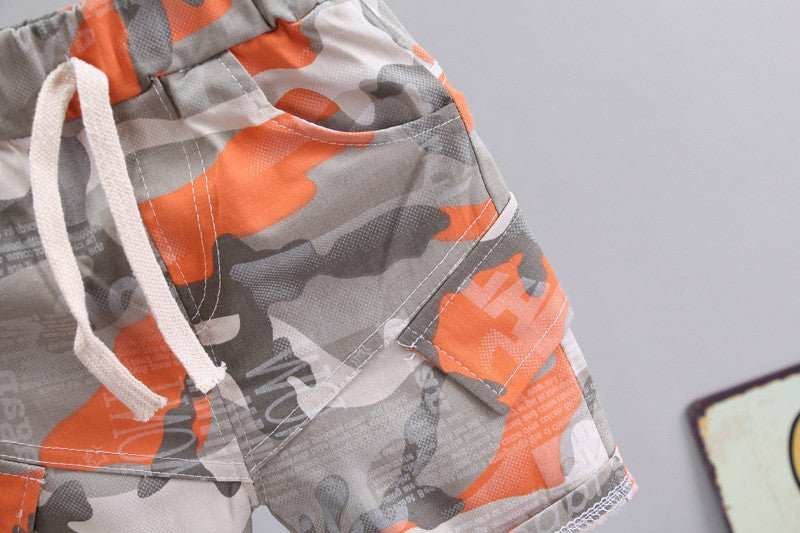 Boys' Camouflage Short-sleeved Short Set Boys' Camouflage Short-sleeved Short Set J&E Discount Store 