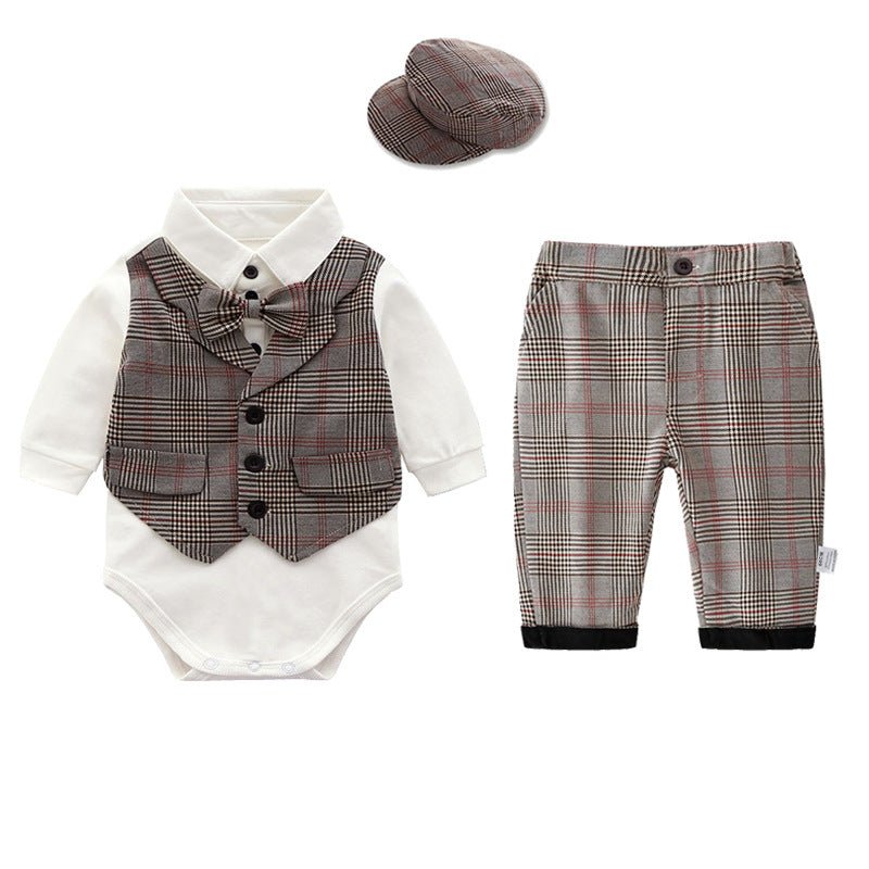 Boys Gentleman English Vest Pants Suit Dress - J&E Discount Store