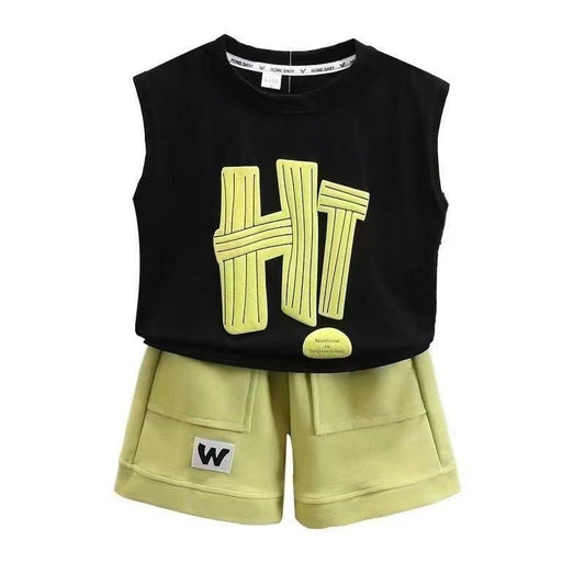 Boys Summer Vest Shorts Set - J&E Discount Store