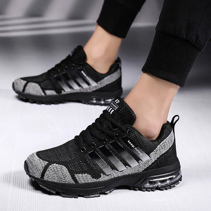 Casual Shoes Flying Woven Foreign Trade Air Cushion Fitness Sports Running Shoes Breathable Men's Casual Shoes Flying Woven Foreign Trade Air Cushion F J&E Discount Store 