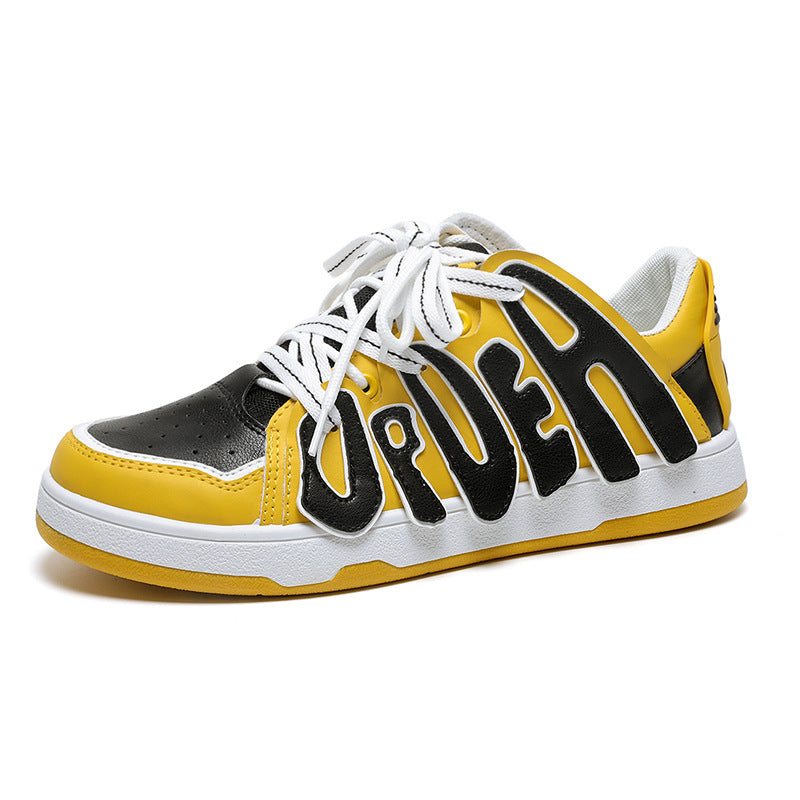 Men Men And Women Low-top Letter Niche Board Shoes J&E Discount Store 