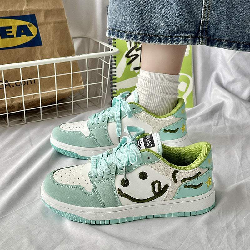 Mint Green Leisure Skateboard Shoes Mint Green Leisure Skateboard Shoes J&E Discount Store 