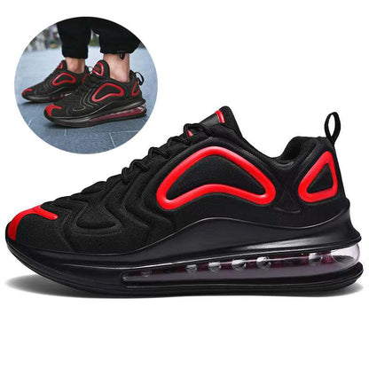 Stylish Casual Air Cushion Black Sneakers (Men) Stylish Casual Air Cushion Black Sneakers (Men) J&E Discount Store 