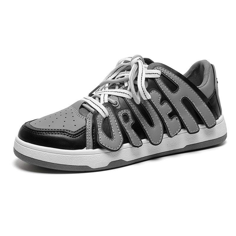 Men Men And Women Low-top Letter Niche Board Shoes J&E Discount Store 