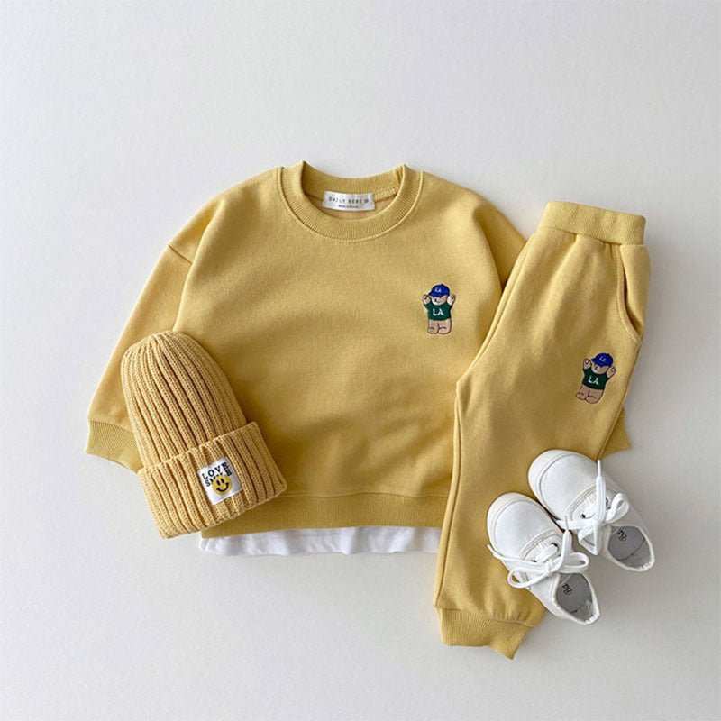 Toddlers Long Sleeve Children's Clothes Infants And Toddlers Long Sleeve Two-Piece Set J&E Discount Store 