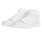 Customizable White High-top Lace-up Basketball Shoes - J&E Discount Store