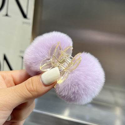 Elegant Pompons Barrettes Back Head Elegant Pompons Barrettes Back Head J&E Discount Store 