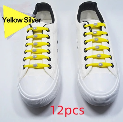 Silicone Elastic Multi-size Horn-shaped Shoelaces Silicone Elastic Multi-size Horn-shaped Shoelaces J&E Discount Store 