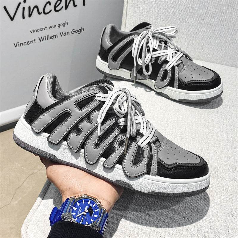 Men Men And Women Low-top Letter Niche Board Shoes J&E Discount Store 