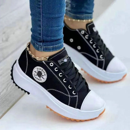 Speedy 2023classic White Canvas Shoes Women Sneakers Solid Speedy 2023classic White Canvas Shoes Women Sneakers Solid J&E Discount Store 