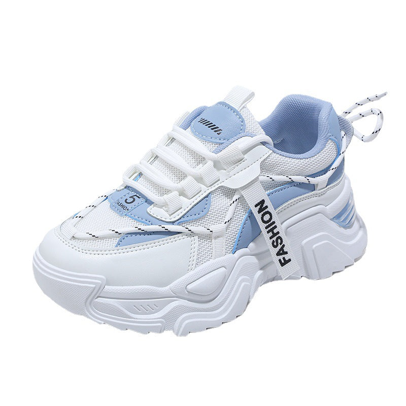 Women's Fashionable Breathable Mesh All-Match Platform Sports Shoes
