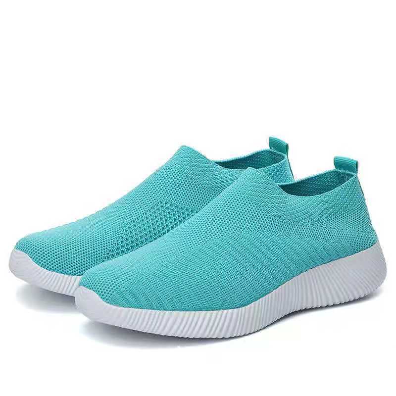 Mesh White Shoes Black Casual Sneakers Flying Knit Sneakers Men's Mesh White Shoes Black Casual Sneakers J&E Discount Store 